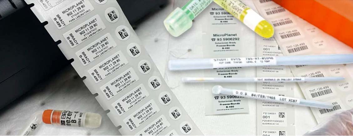 Etiquetas personalizadas para clínica y laboratorio